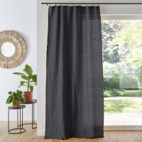 Штора Из 100 осветленного льна Onega 350 x 135 см серый LA REDOUTE INTERIEURS  фото, kupilegko.ru